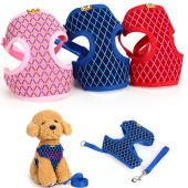 包邮 狗绳子猫咪牵引绳 小型犬宠物用品幼小狗泰迪胸背带背心式 新款