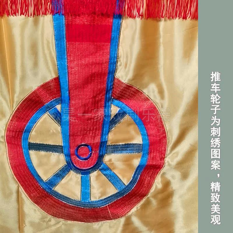 新款扭秧歌老汉小推车花彩车采莲花船轿红社火节日庙会表演出道具
