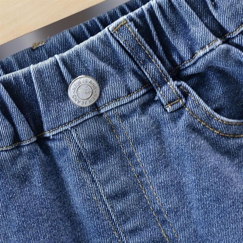 男童牛仔裤春秋款儿童装弹力修身裤子宝宝休闲长裤春装洋气潮装裤