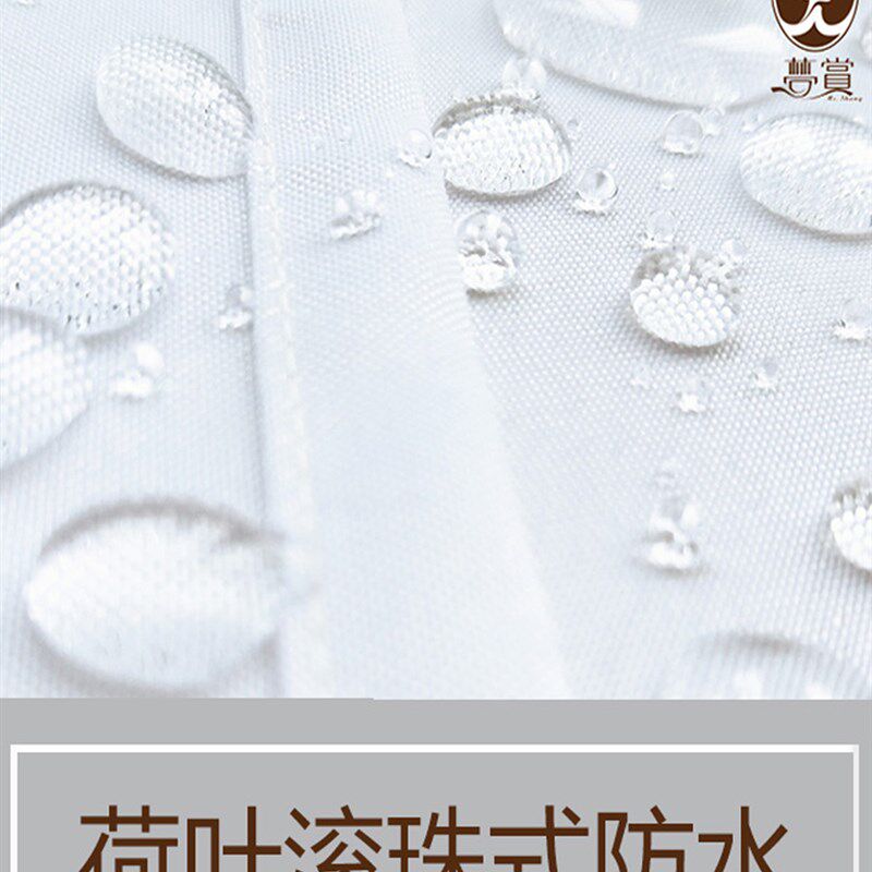 绿北欧田园防水防霉浴帘涤纶隔断帘厕所遮光窗帘防水遮挡帘浴室帘