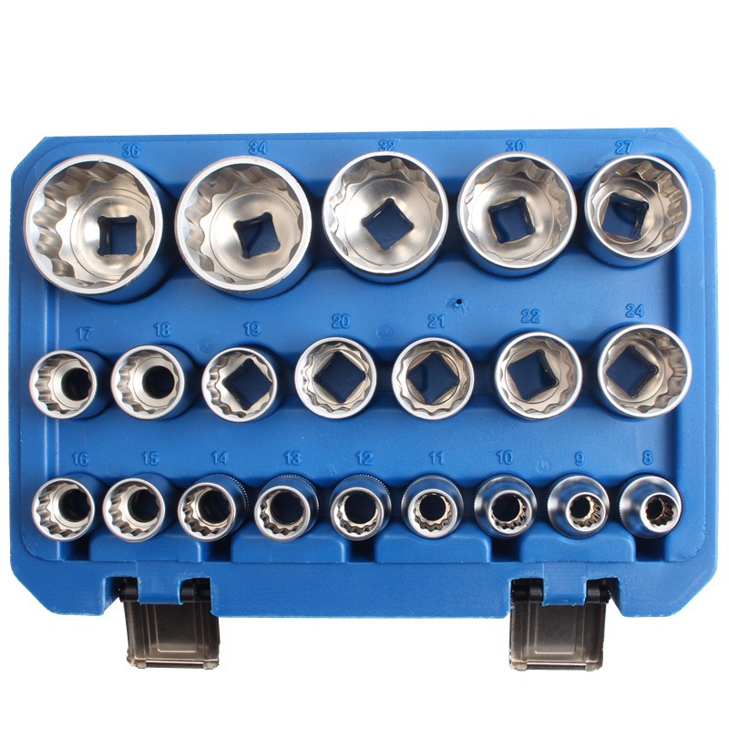 21件套大飞梅花套筒12角套筒头花角套筒12花套筒头子梅花套头组套