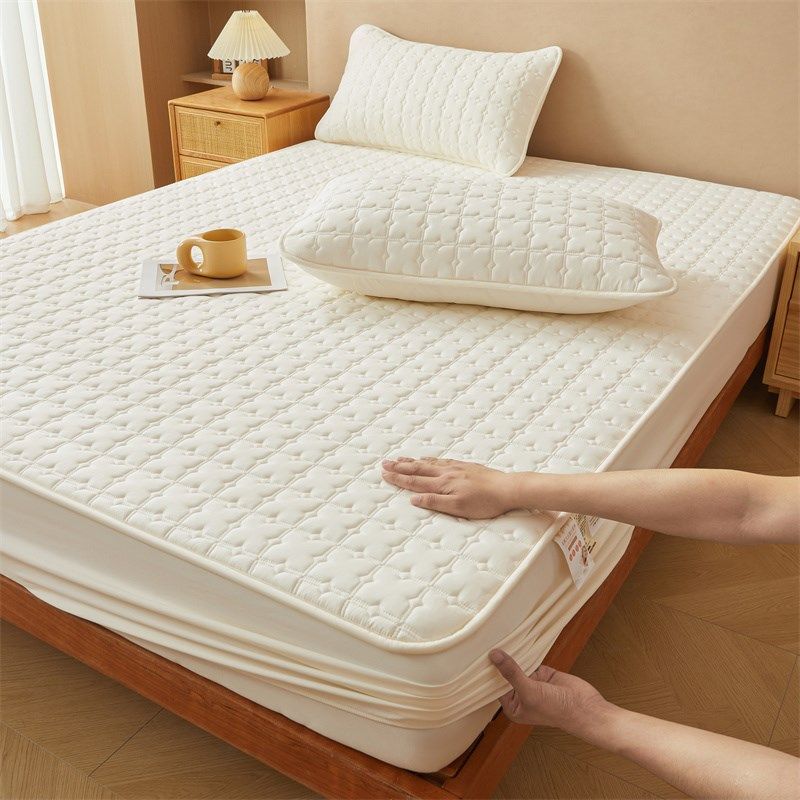 A类大豆原棉防水隔脏床笠床罩3件套2024新款可机洗家用床垫保护套,床上用品,床笠,淘宝优惠券,粉丝福利购,淘宝优惠卷