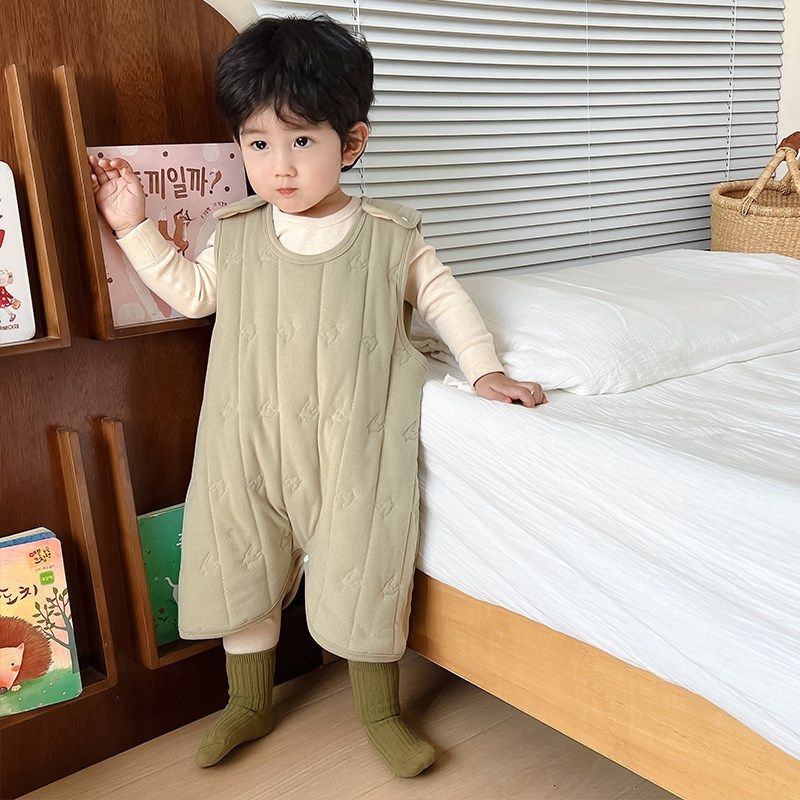 宝宝背心式睡袋秋冬季加厚夹棉婴儿防踢被子神器男童睡袍儿童睡衣,婴童用品,睡袋/防踢被,淘宝优惠券,粉丝福利购,淘宝优惠卷