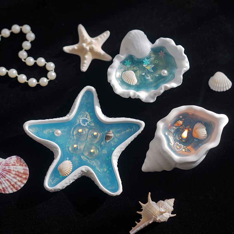 创意海洋香薰蜡烛礼盒套装节日礼物家居装饰摆件伴手礼氛香薰蜡烛