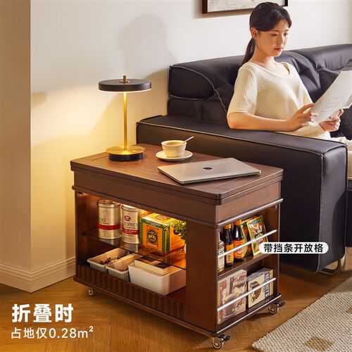 实木沙发边几可移动小户型客厅小推车茶几茶桌边柜侧柜卧室床头柜
