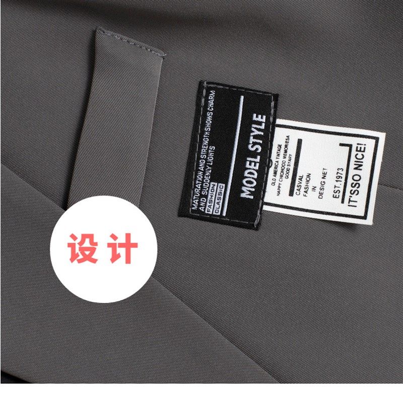 灰色学院风高级感西装外套女春秋新款设计感休闲宽松小个子女西服