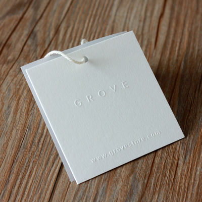 简约文艺吊牌定做女装时尚创意挂牌服装标签logo设计衣服牌子订做