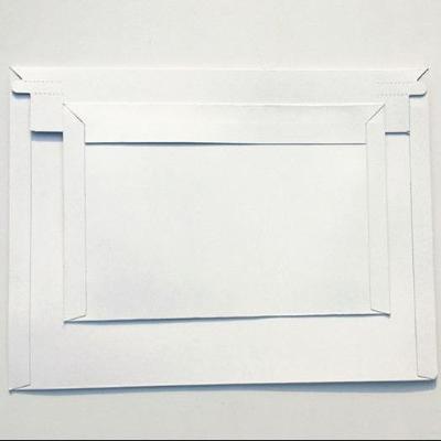 小白空白快递信封 打蜡加厚 空白信封文件袋A4包装袋50个包邮款