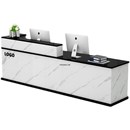 吧台收银台公司前台接待咨询台店铺小型收银桌干洗店洗脚店柜台