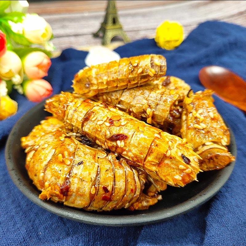 青岛特产香辣海蟹琵琶虾皮皮虾螃蟹即食零食干货小吃大袋装海产品