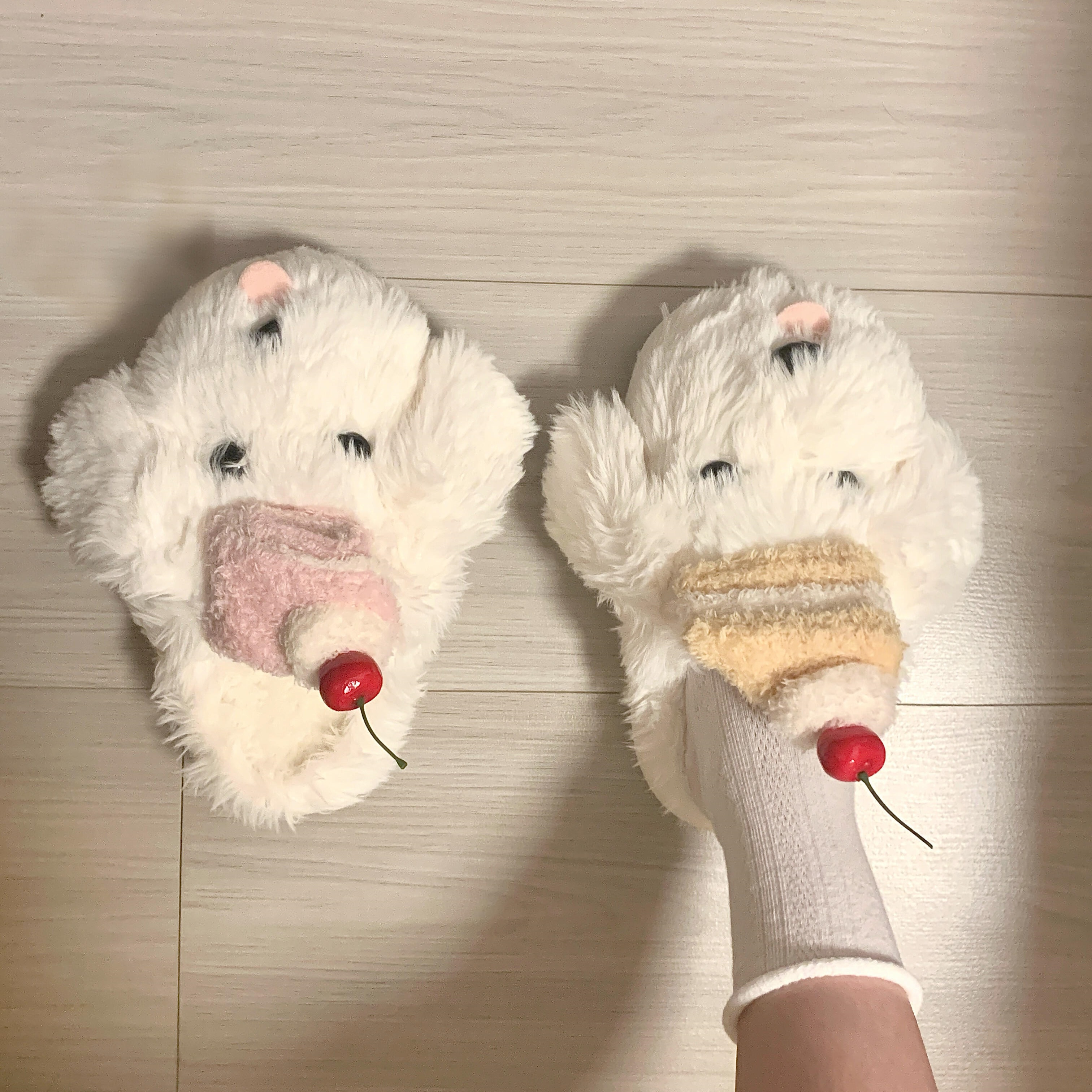 小狗棉拖鞋毛毛鞋女款居家室内可外穿可爱秋冬加厚保暖防滑防臭