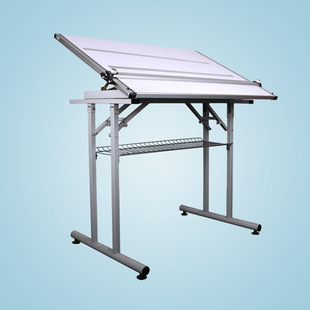 A0双导轨磁面折叠绘图桌加大加宽90cm建筑办公工程铝合金A1制图板