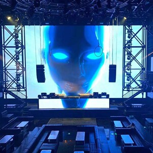 KTV酒吧LED全彩创意显示屏高端清吧舞台蹦迪厅定制专用弧大天幕屏
