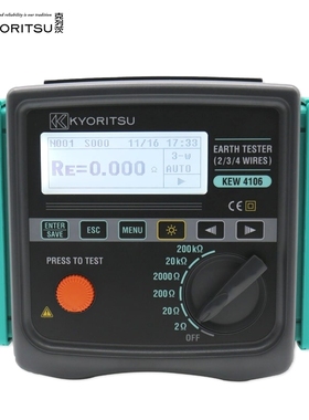 克列茨/日本共立接地电阻测试仪MODEL 4102A/4105AH/4106/4118A