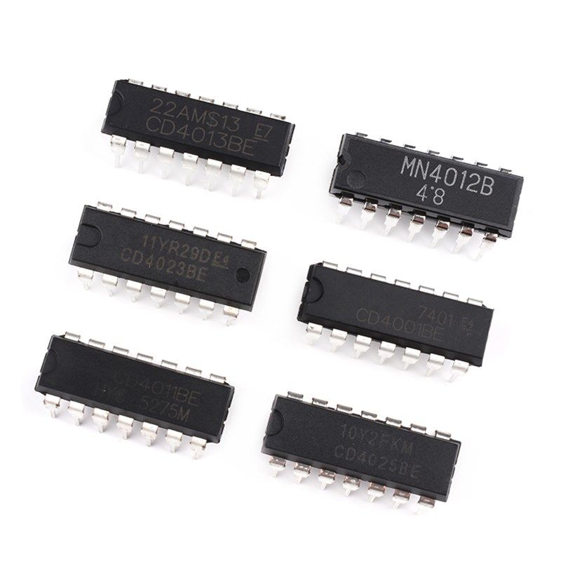 CD4001 HEF4002 4011 4012 4013 4023 4024 4025BE芯片直插贴片IC
