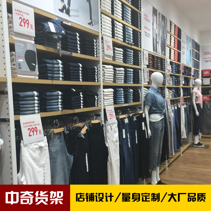 母婴饰品单双面展示柜精品超市百货家居家纺店展示架宠物店货架