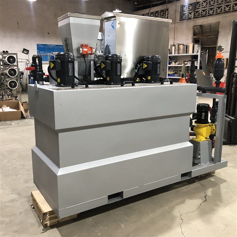 三腔加药装置PAM三箱一体化全自动加药设备PAC干粉投加机污水处理