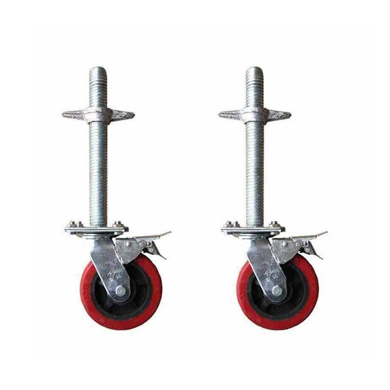 梅派脚手架脚轮万向轮AB刹车脚手架滑轮脚手架脚轮一个价脚手架脚