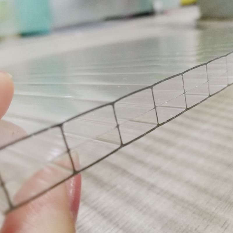 厂销促透明中空采光四层PC温室大棚遮阳雨棚板彩色婚庆户外品