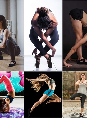 3 Pairs Yoga Socks for Women Non-Slip Grips & Straps,Five