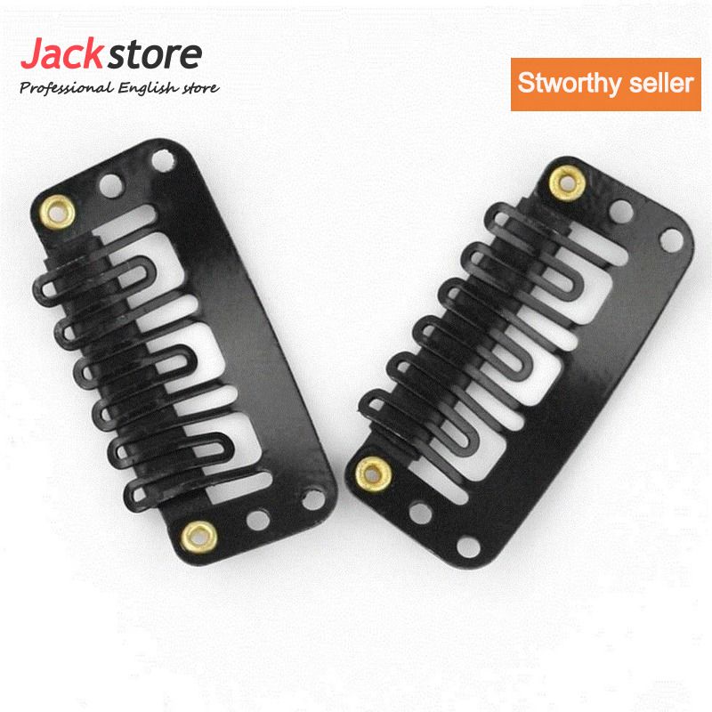 40pcsu shape steel snap c lips fo QEGfeatherha ir extensionr