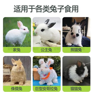 亚维尼果蔬兔粮5斤装小兔成年兔子母兔幼兔食物兔兔主粮抗球虫