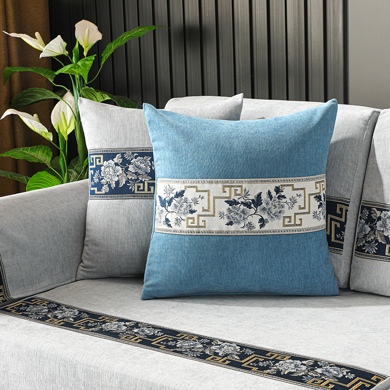 雪尼尔沙发套定做定做布艺中式实木组合靠背套罩沙发笠垫巾通用