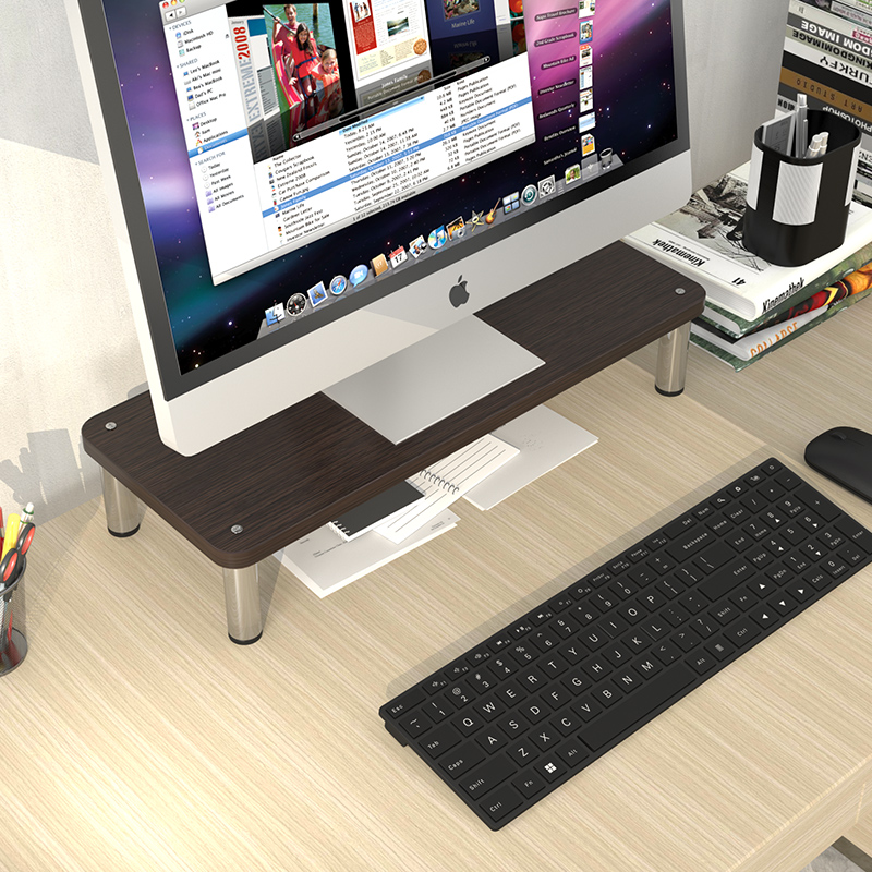 置物架显示器增高架一层架子桌面单层架电脑主机台面垫高托架底座