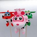 卡通面人面塑飞侠泥塑捏面人纯手工泥人飞机特色民间手工艺品玩具