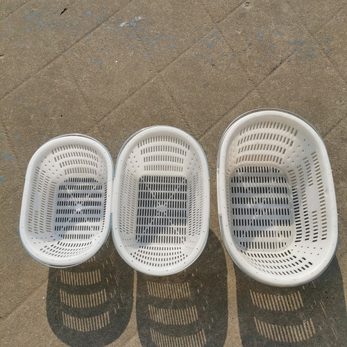 塑料篮葡萄篮10斤15斤20斤装草莓采摘框水果框白色大号商用果篮子