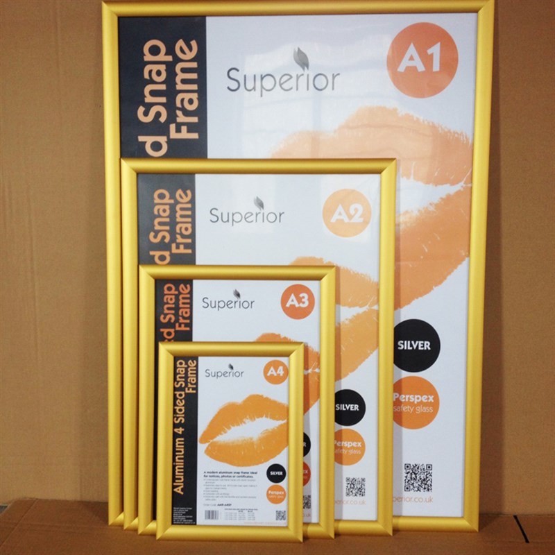 A1A2A3A4海报框 开启式画框 电梯广告框铝合金相框直角镜框可定做