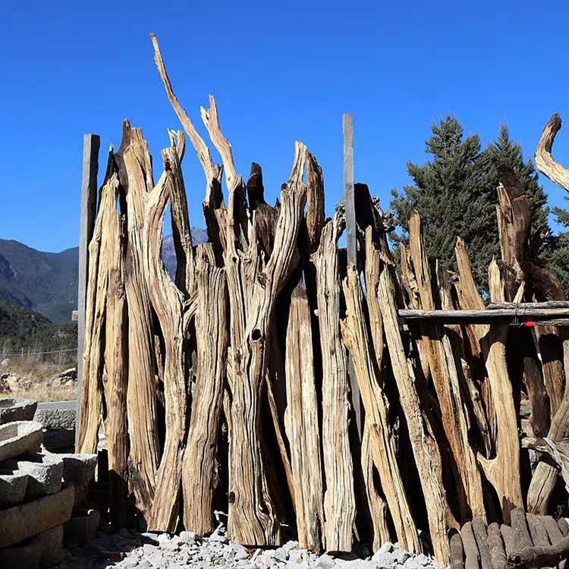 云南风化木木头老木头朽木摆件装饰禅意茶室酒店民宿老旧物件