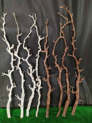 原木干树枝插花杈艺术干枝枯枝枯木树干挂件造型壁挂装饰树枝衣架