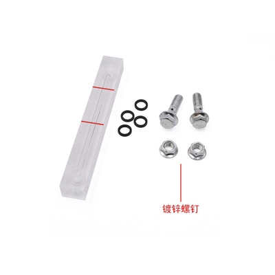 螺杆空压机观油镜油标中心距60 80 100 140 150油位镜油尺油位计