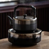 御汕堂静音电陶炉电热煮茶烧水家用迷你泡茶炉小型台式 陶壶煮茶器