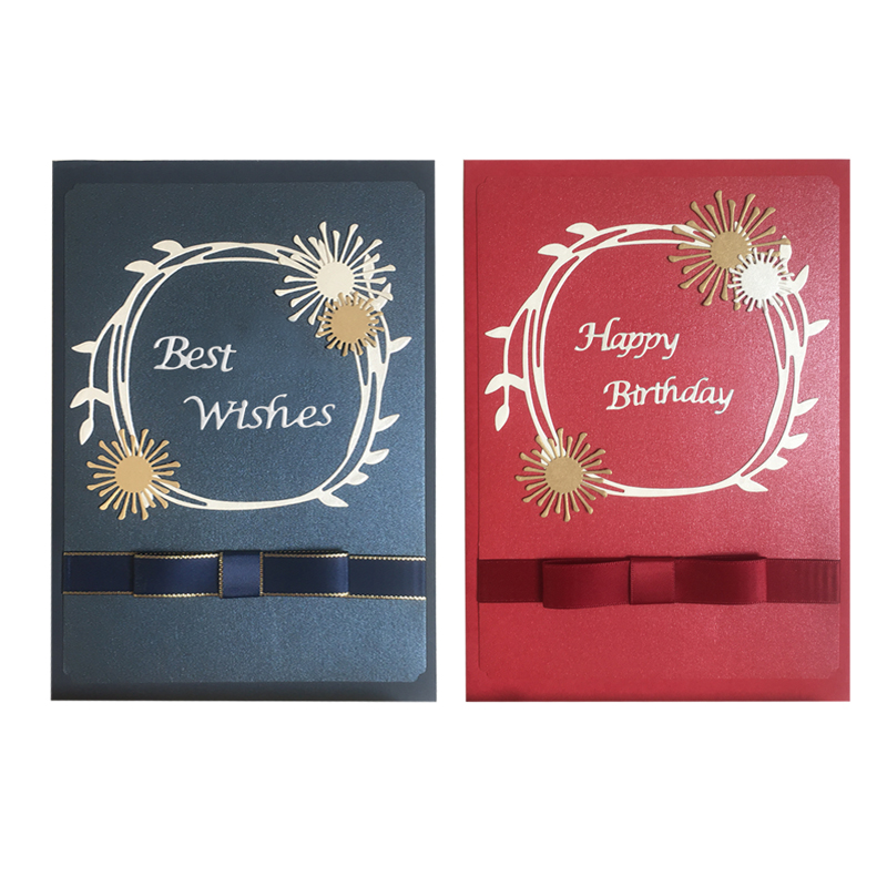 嘉礼手贺高档商务定制送领导男女朋友闺蜜生日感谢祝福礼物贺卡片