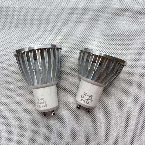 gu10 led灯泡三色变光双色无频闪宽电压110v220v家用射灯无主灯光