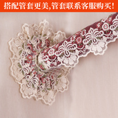 空调孔装 饰贴盖 饰盖布艺蕾丝管道口洞贴电视墙洞盖遮挡丑空调洞装