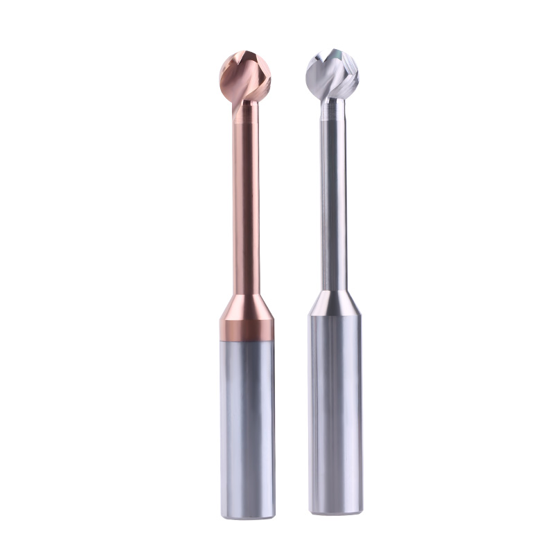 58加长钨钢合金T型铣刀棒棒糖球刀球头铣刀 R3 R4 R5 R6 铝/钢