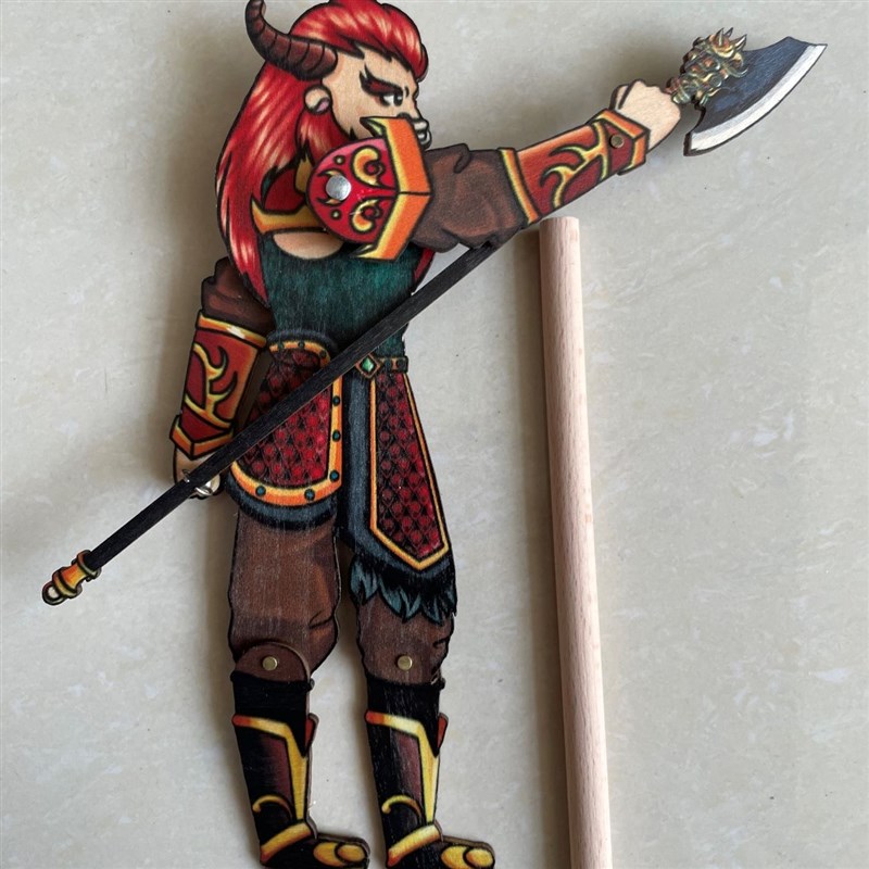 西游记皮影戏diy悟空玩偶传统中国风怀旧幼儿民间木质工艺品礼品