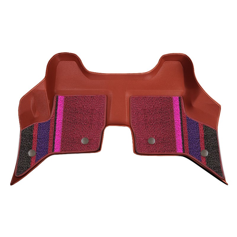 08-22款东风小康K01单排脚垫专用微卡2门2座小货车双层耐磨脚踩垫