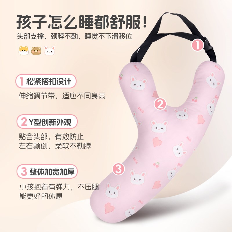 车载睡觉神器儿童汽车头枕小车上后排靠枕抱枕头护颈安全带防勒脖