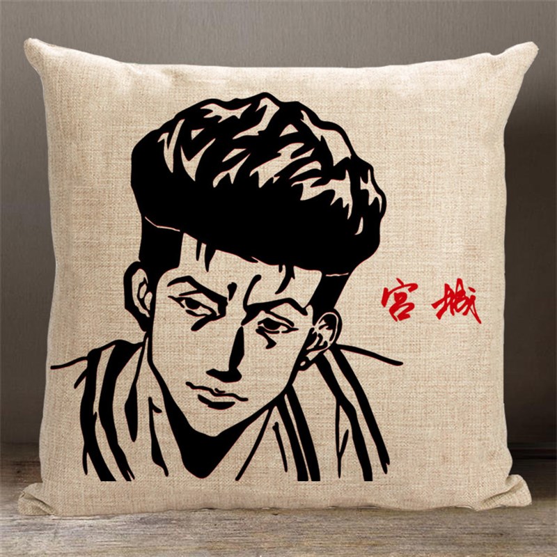 动漫抱枕灌篮高手樱木花道汽车床头沙发靠枕坐垫靠垫周边定制芯套