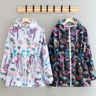 外套工作服防尘服 时尚 正穿罩衣成人家用厨房防水围裙长袖 罩衫 薄款