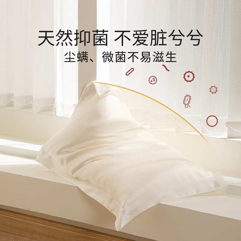 婴儿真丝枕1-3-6岁以上新生儿A类儿童枕100%桑蚕丝枕芯宝宝低枕头