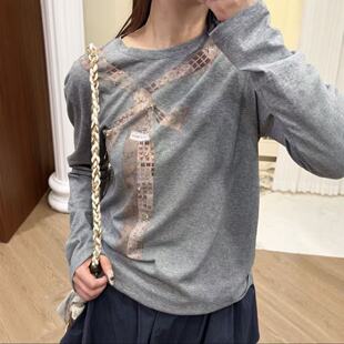 Journal Record2026夏季新款印花随性松弛弹力长袖 Rainbow集合店