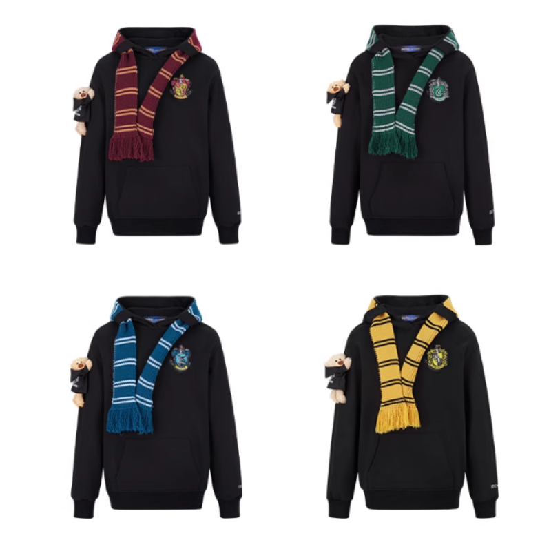 13DEMARZO 25秋冬哈利波特联名系列四学院围巾卫衣 Rainbow集合店