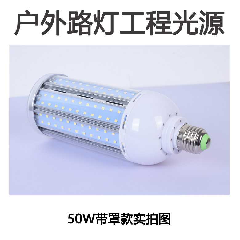 新款直销50W恒流宽电压85-265V 铝材LED玉米灯 12V24V36V48V60V灯