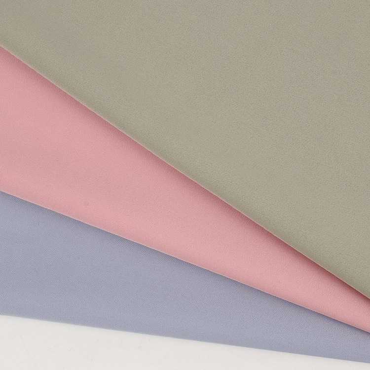 新款直销现货华尔缎面料 哑光弹力涤纶缎面面料 春夏女装连衣裙衬