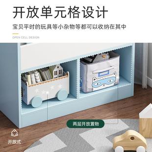 书架绘本架落地小型简易家用收纳架简约书柜置物架 直销新款